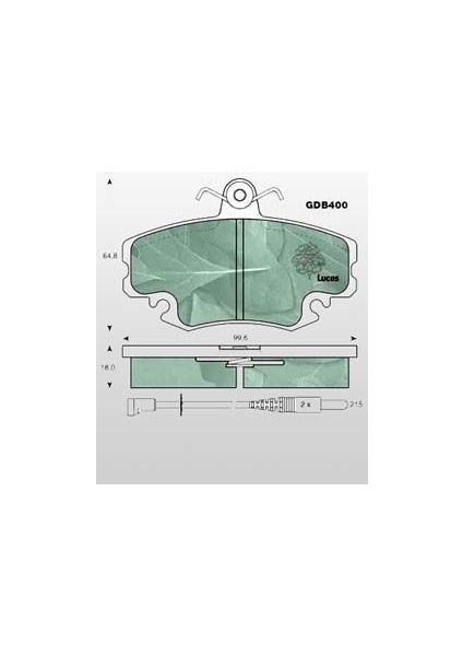 Disk Balata Ön Z1526PS R9 R11 R21 Megane Twıngo 7701209639 Gold