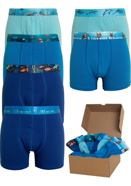 Erkek Boxer 6 Adet - Waterverse&scuba Series