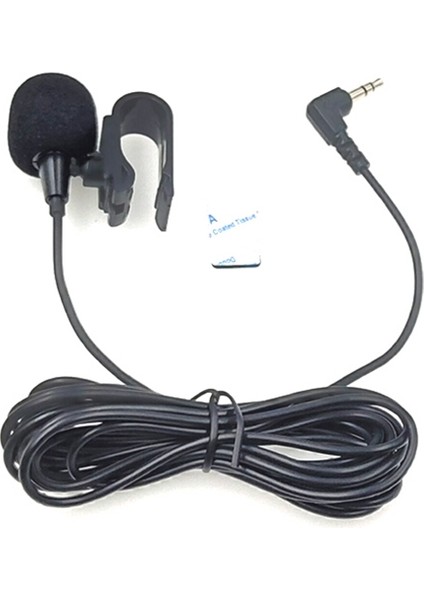 ZJ025MR 2,5 mm Jak Yapışkanlı Yaka Stereo Mikrofon (Yurt Dışından)