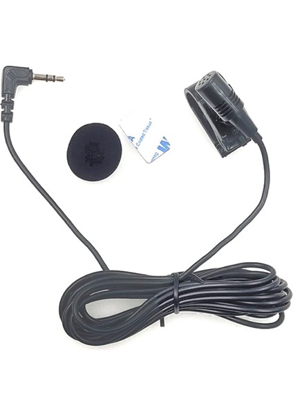 ZJ025MR 2,5 mm Jak Yapışkanlı Yaka Stereo Mikrofon (Yurt Dışından)