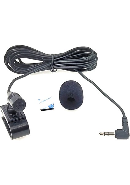 ZJ025MR 2,5 mm Jak Yapışkanlı Yaka Stereo Mikrofon (Yurt Dışından)