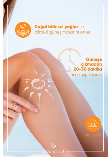 50 Spf Güneş Koruyucu Yüz ve Vücut Sütü 100 ml