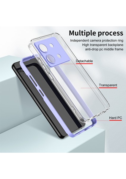 Infinix Zero 30 Için Tpu + Pc Telefon Kılıfı (Yurt Dışından)