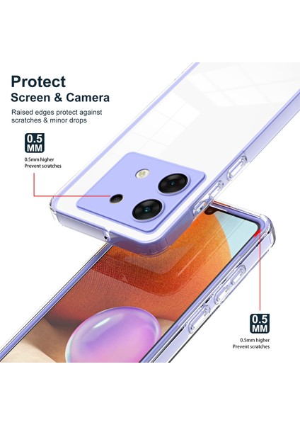 Infinix Zero 30 Için Tpu + Pc Telefon Kılıfı (Yurt Dışından)