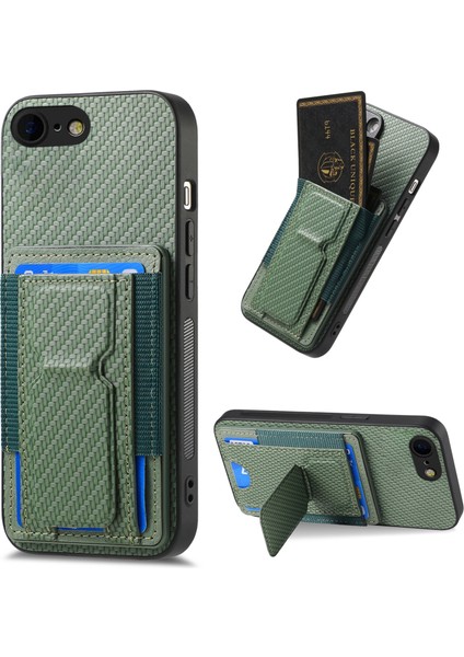 iPhone 6 Plus / 6s Plus Için Karbon Fiber Standlı Telefon Kılıfı (Yurt Dışından)