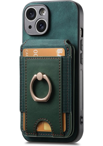 iPhone 6 Plus / 6s Plus Için Retro Standlı Kart Manyetik Kılıf (Yurt Dışından) fiyatları