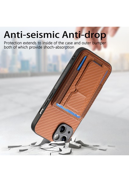 iPhone 6 Plus / 6s Plus Için Karbon Fiber Standlı Telefon Kılıfı (Yurt Dışından) modelleri