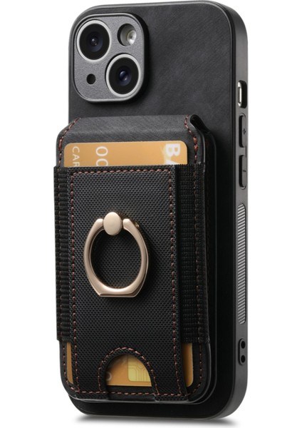 iPhone 6 Plus / 6s Plus Için Retro Standlı Kart Manyetik Kılıf (Yurt Dışından) fiyatları