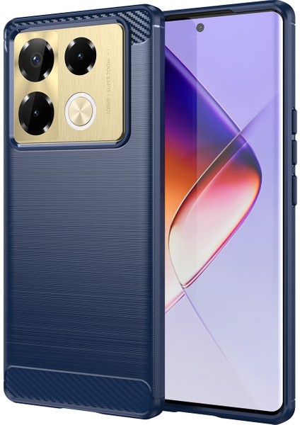 Infinix Note 40 Pro+ 5g Için Fırçalanmış Dokulu Tpu Kılıf (Yurt Dışından)