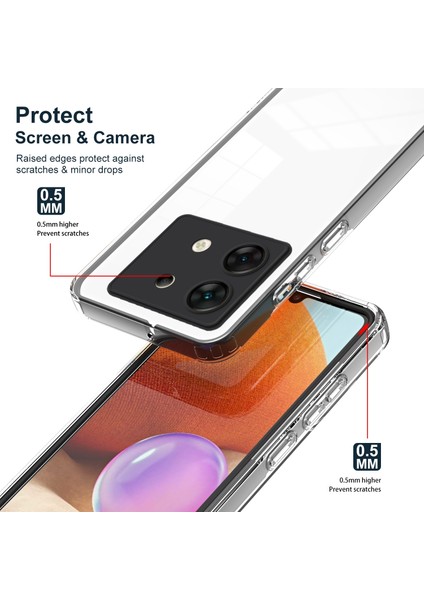 Infinix Zero 30 Için Tpu + Pc Telefon Kılıfı (Yurt Dışından)