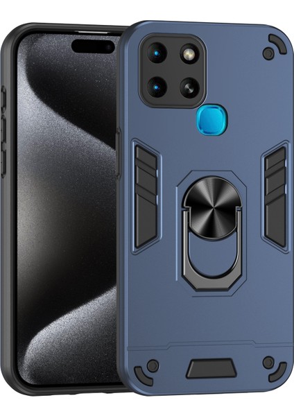 Infinix Smart 6 Için Halka Tutucu Telefon Kılıfı (Yurt Dışından)