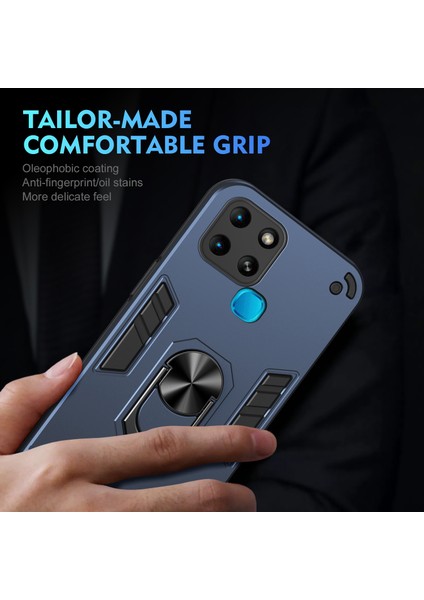 Infinix Smart 6 Için Halka Tutucu Telefon Kılıfı (Yurt Dışından)