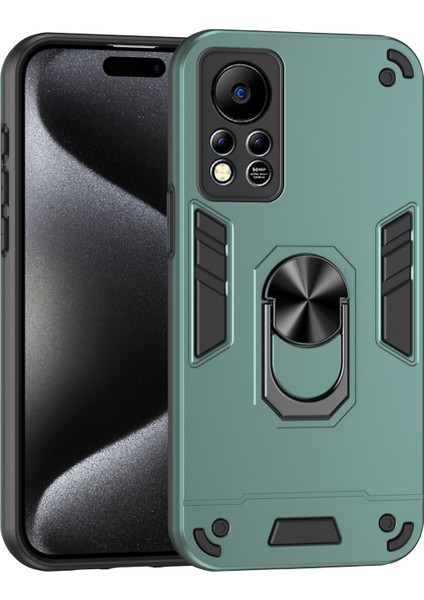 Infinix Hot 11S Nfc Için Halka Tutucu Telefon Kılıfı (Yurt Dışından)
