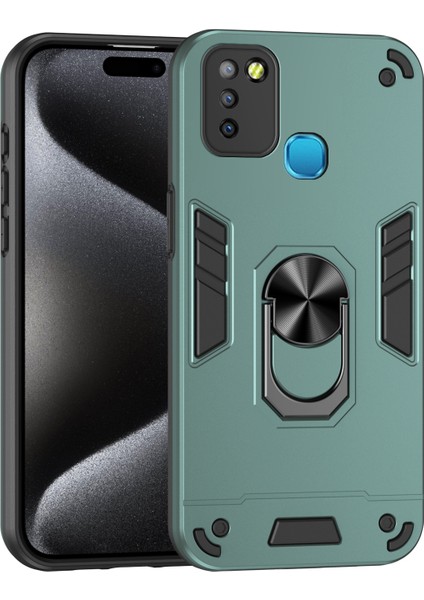 Infinix Smart 5 Için Halka Tutucu Telefon Kılıfı (Yurt Dışından)