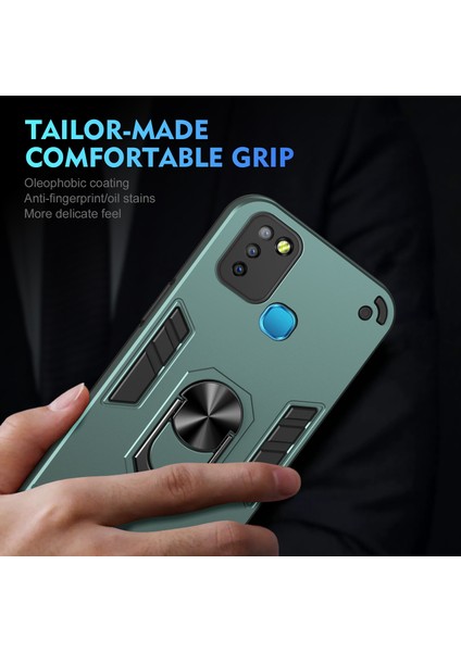 Infinix Smart 5 Için Halka Tutucu Telefon Kılıfı (Yurt Dışından)