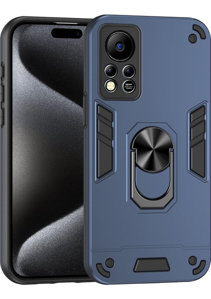 Infinix Hot 11S Nfc Için Halka Tutucu Telefon Kılıfı (Yurt Dışından)