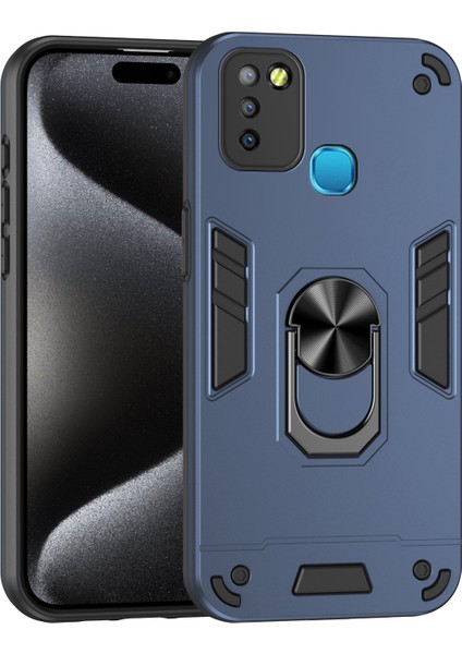 Infinix Smart 5 Için Halka Tutucu Telefon Kılıfı (Yurt Dışından)