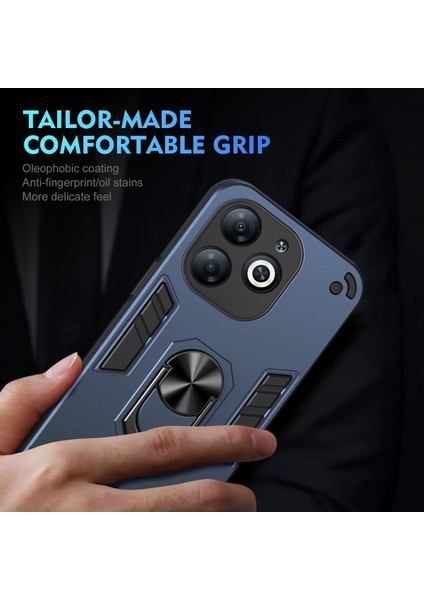 Infinix Smart 8 Için Halka Tutucu Telefon Kılıfı (Yurt Dışından)