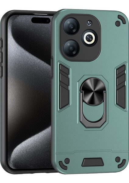 Infinix Smart 8 Için Halka Tutucu Telefon Kılıfı (Yurt Dışından)