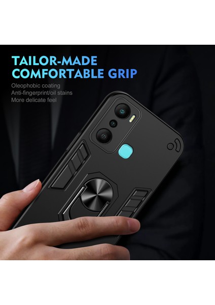 Infinix Hot 20I Için Halkalı Telefon Kılıfı (Yurt Dışından)