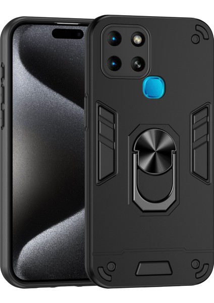 Infinix Smart 6 Için Halka Tutucu Telefon Kılıfı (Yurt Dışından)