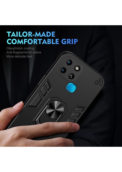 Infinix Smart 6 Için Halka Tutucu Telefon Kılıfı (Yurt Dışından)