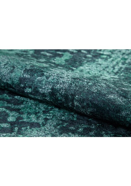 Yeşil Yolluk Dijital Baskılı Makinede Yıkanabilir Kaymaz Taban Saçaklı Halı HA360 fırsatları