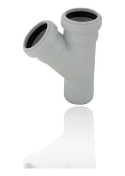 Y Çatal Tek Çatal Pvc Pis Su Boru 50X50 1 Adet