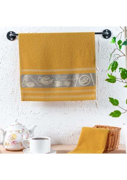 Home Himmel 2 Li Kurulama Bezi 40X60 Cm-Hardal