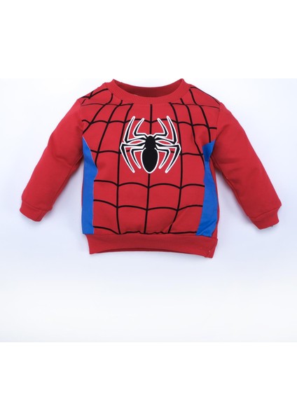 Erkek Çocuk Spiderman Örümcek Adam 3ip 2li Alt Üst Eşofman Takım