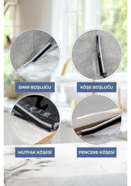2 Adet Çok Amaçlı Multi Ince Temizlik Fırçası Derz Arası Banyo Mutfak Lavabo Detay Temizleme Fırçası