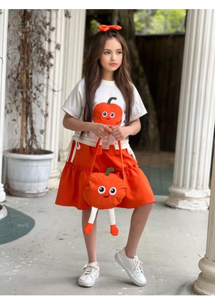 Kız Çocuk Elbisesi Çanta Hediye fırsatları