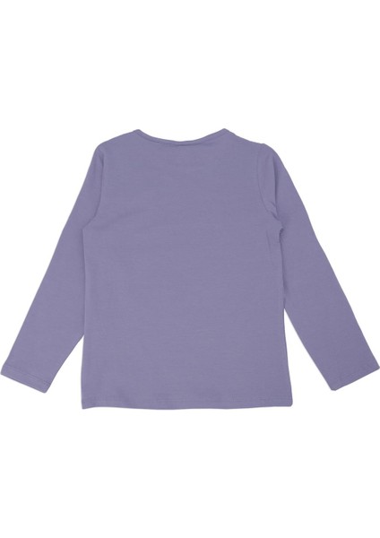 Kız Çocuk Kind Cool Yazı Baskılı Çiçekli Kız Sweat Uzun Kol fiyatları