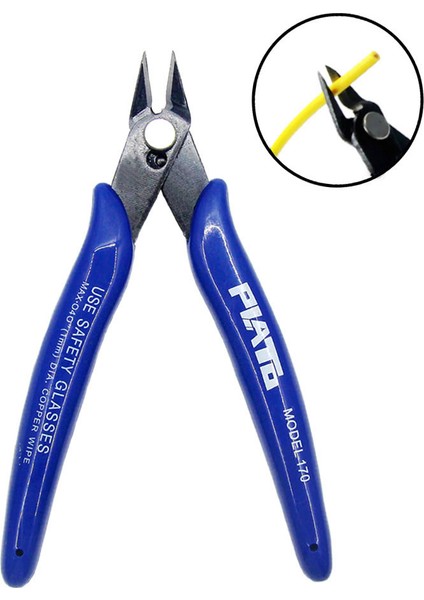 Plato 170 Yan Keski Elektronikçi Tipi Mini Kesici Soyucu Tel Kesme Pensesi El Aleti Makas indirimleri