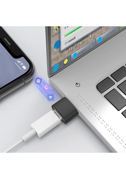 USB 2.0 To Type-C Adaptörü USB Erkek Tip-C Dişi USB A To USB C Dönüştürücü (Rt8-A)