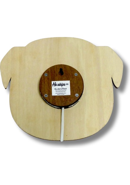 Handcrafted - Çocuk Odası El Yapımı Ahşap Gece Lambası Kahverengi Köpek Elektrikli modelleri