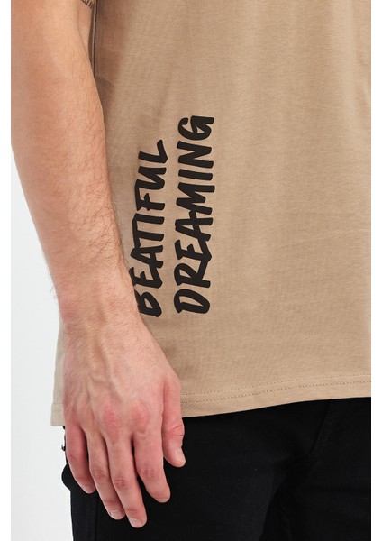 Erkek Arkası Rodi Baskılı Bisiklet Yaka T-Shirt 2750 modelleri