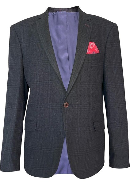Italyan Stil Slim Fit Klasik Erkek Blazer Ceket