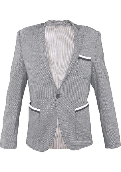 Italyan Stil Slim Fit Klasik Erkek Blazer Ceket