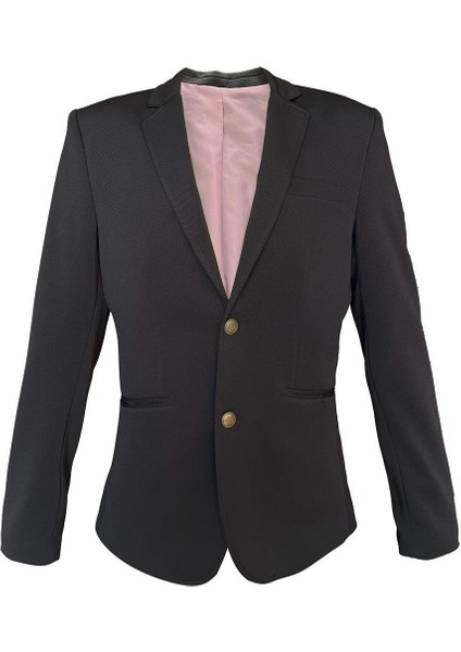 Felix Hardy Italyan Stil Slim Fit Klasik Erkek Blazer Ceket