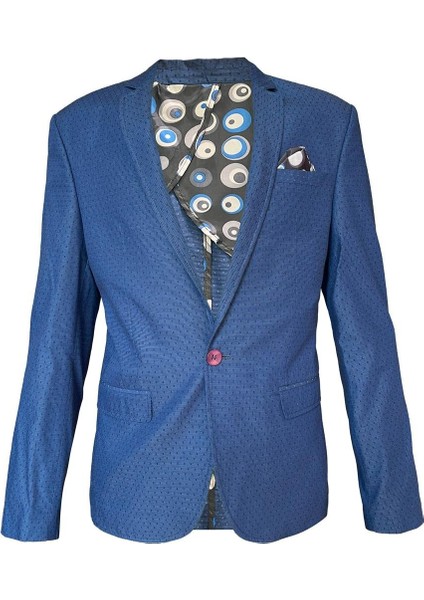 Italyan Stil Slim Fit Klasik Erkek Blazer Ceket