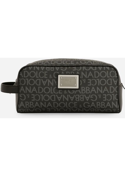 Coated Jacquard Hand Bag