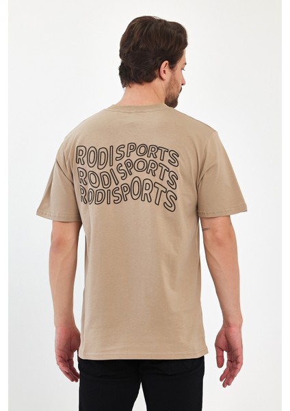 Erkek Arkası Rodi Baskılı Bisiklet Yaka T-Shirt 2750 fırsatları