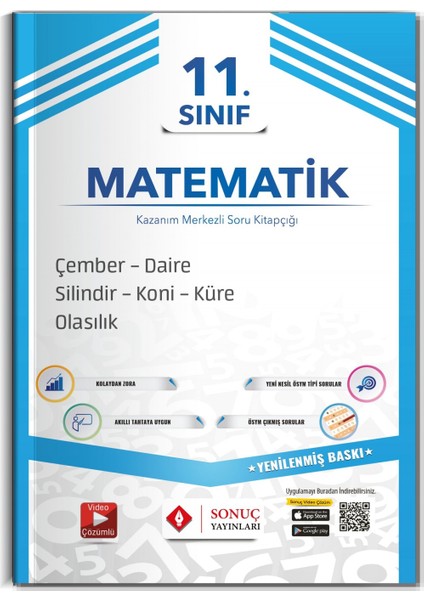 Sonuç Yayınları 11.Sınıf Matematik Modüler Set 2024-2025 Güncel Baskı