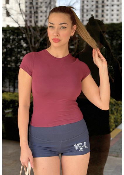 Fitted/vücuda Oturan Crop T-Shirt modelleri