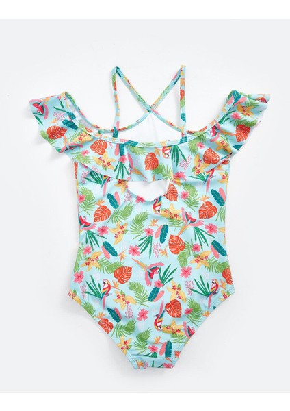 Lcw Kids Baskılı Kız Çocuk Mayo