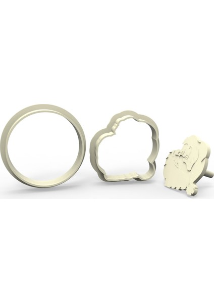 Noel Baba Kurabiye, Bisküvi, Kolye Ucu, Mühür Kalıp Seti - 3 cm fiyatları