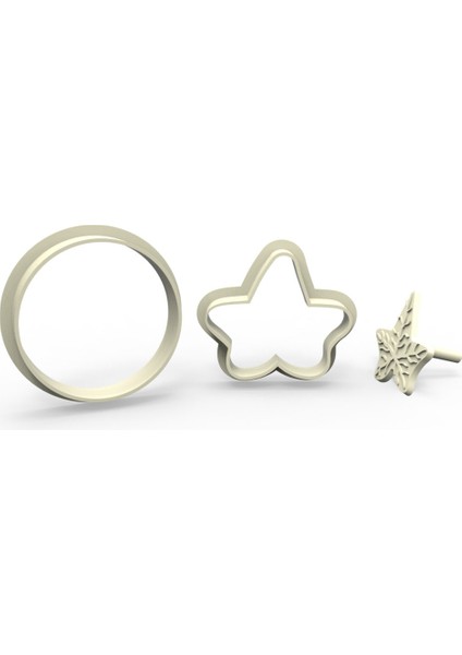 Asma Kurabiye, Bisküvi, Kolye Ucu, Mühür Kalıp Seti - 5 cm fiyatları