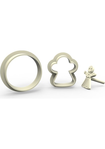 Gingerwoman Kurabiye, Bisküvi, Kolye Ucu, Mühür Kalıp Seti - 3 cm fiyatları