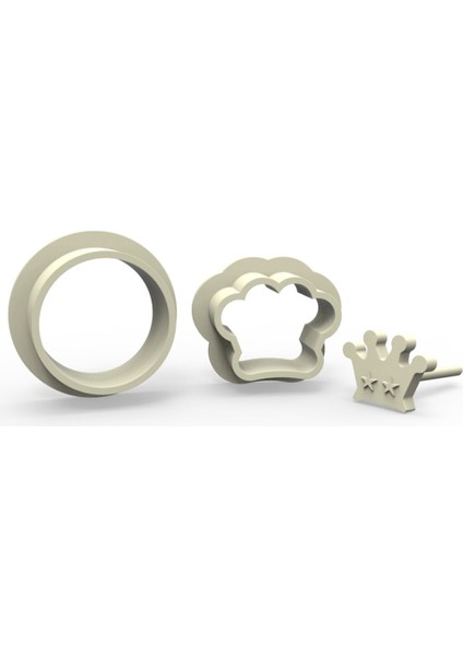 Kral Kurabiye, Bisküvi, Kolye Ucu, Mühür Kalıp Seti - 2 cm fiyatları